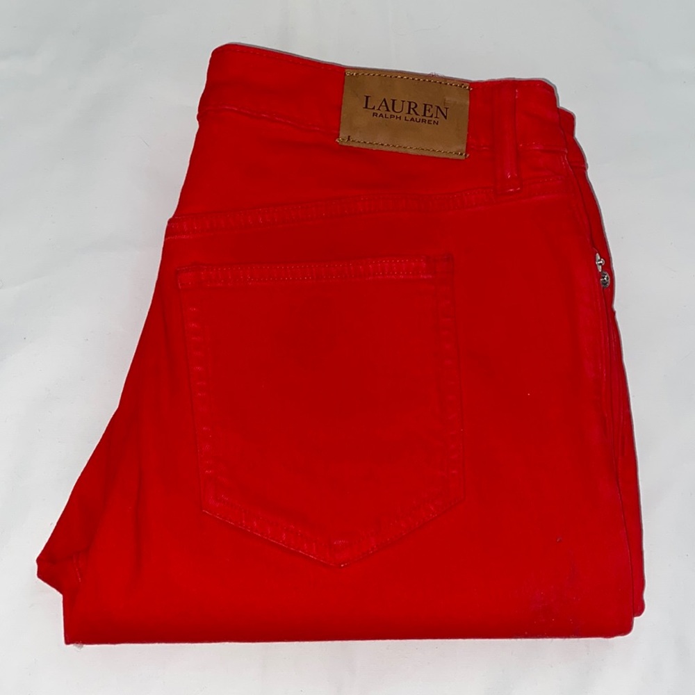 Ralph Lauren Green Label Premier Skinny Cropped Jeans